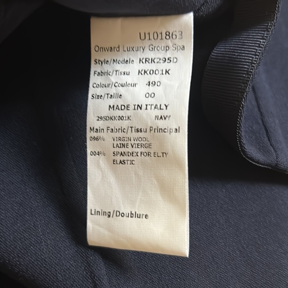 NWT Michael Kors Collection Flared Stretch-Wool Trousers - Picture 11 of 13